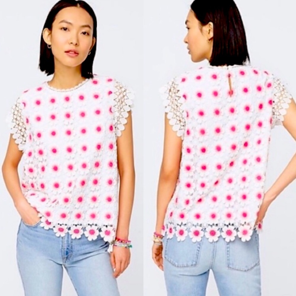 J. Crew Lace Top
